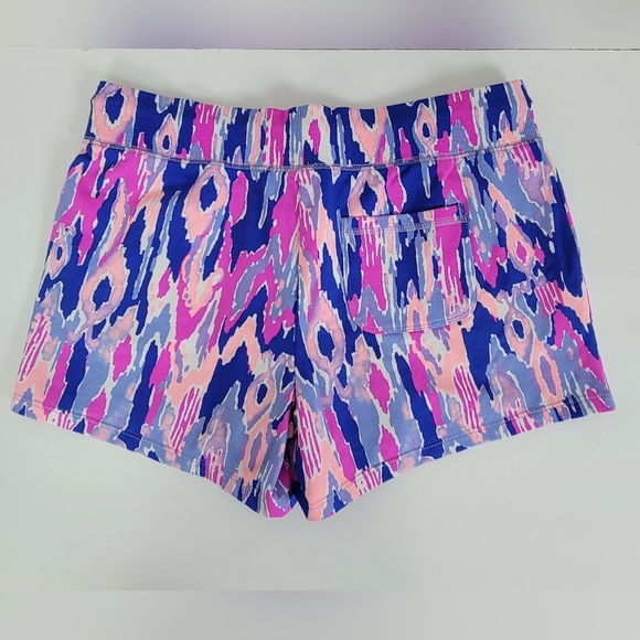 Lilly Pulitzer Amethyst One Too Many 4" Yasmin Knit Terry Shorts Sz M NEW - Picture 4 of 13